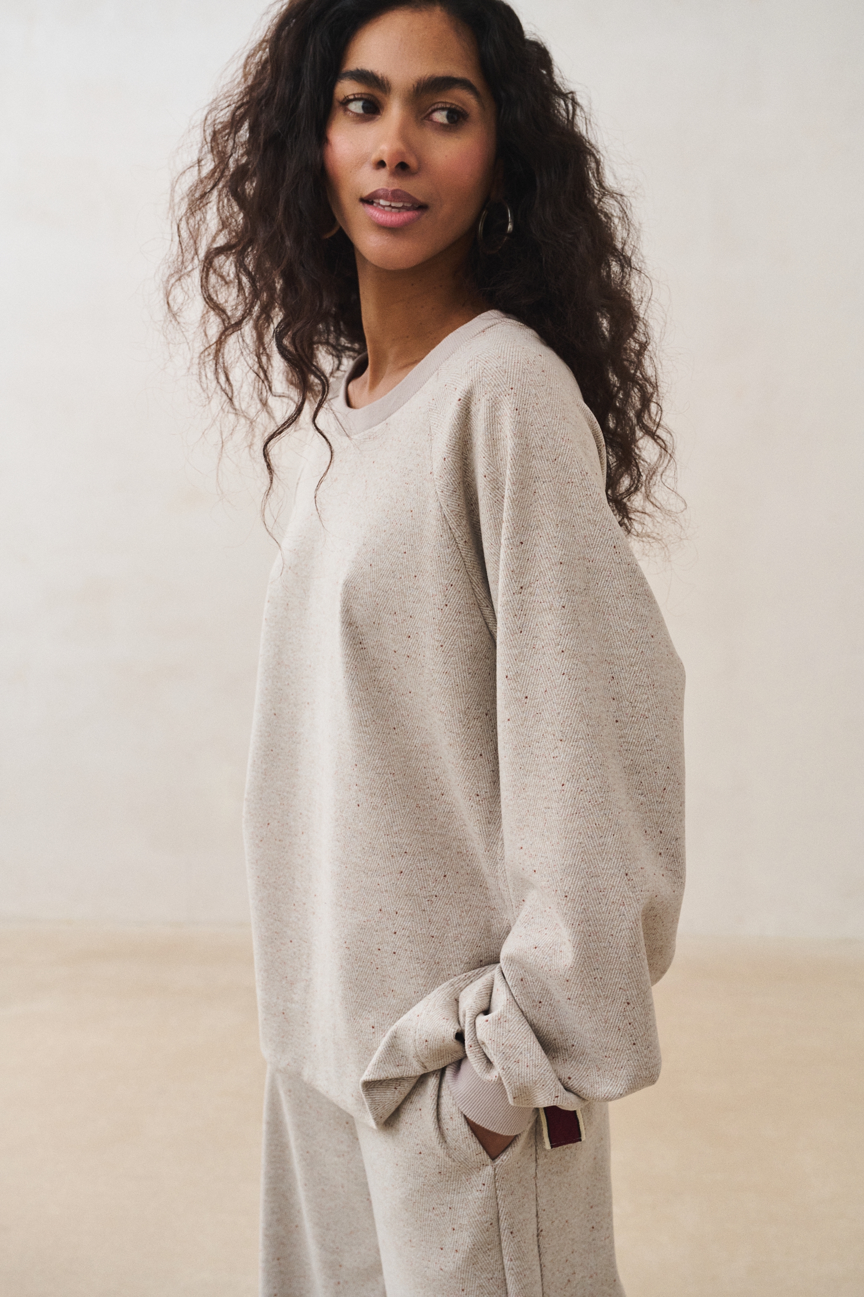 Bluza Damska Alma Beige / Off white Check