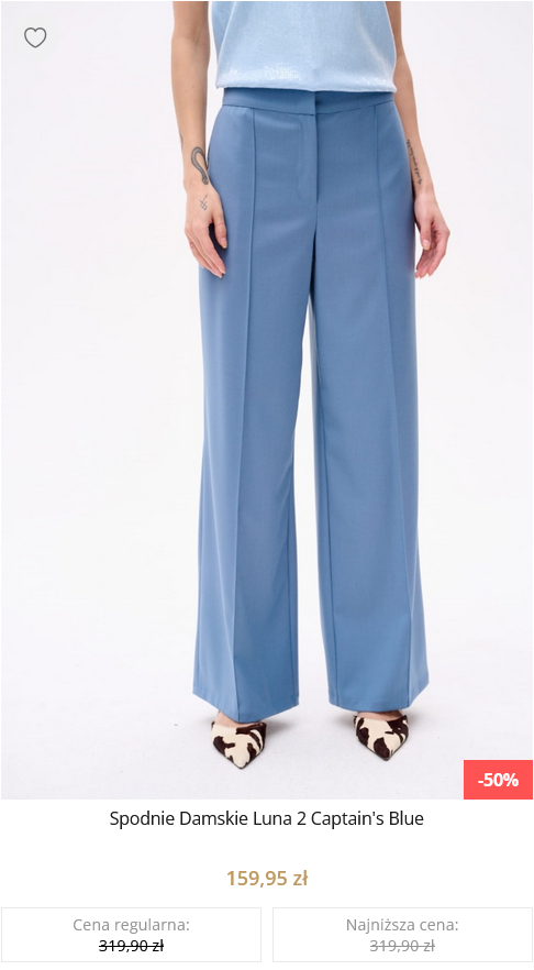 Spodnie Damskie Luna 2 Captain's Blue