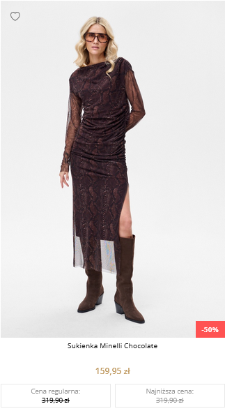 Sukienka Minelli Chocolate