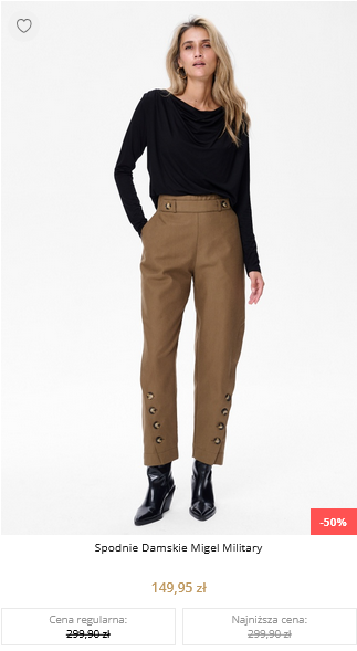 Spodnie Damskie Migel Military 