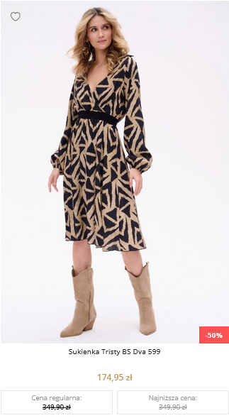 Sukienka Tristy BS Dva 599
