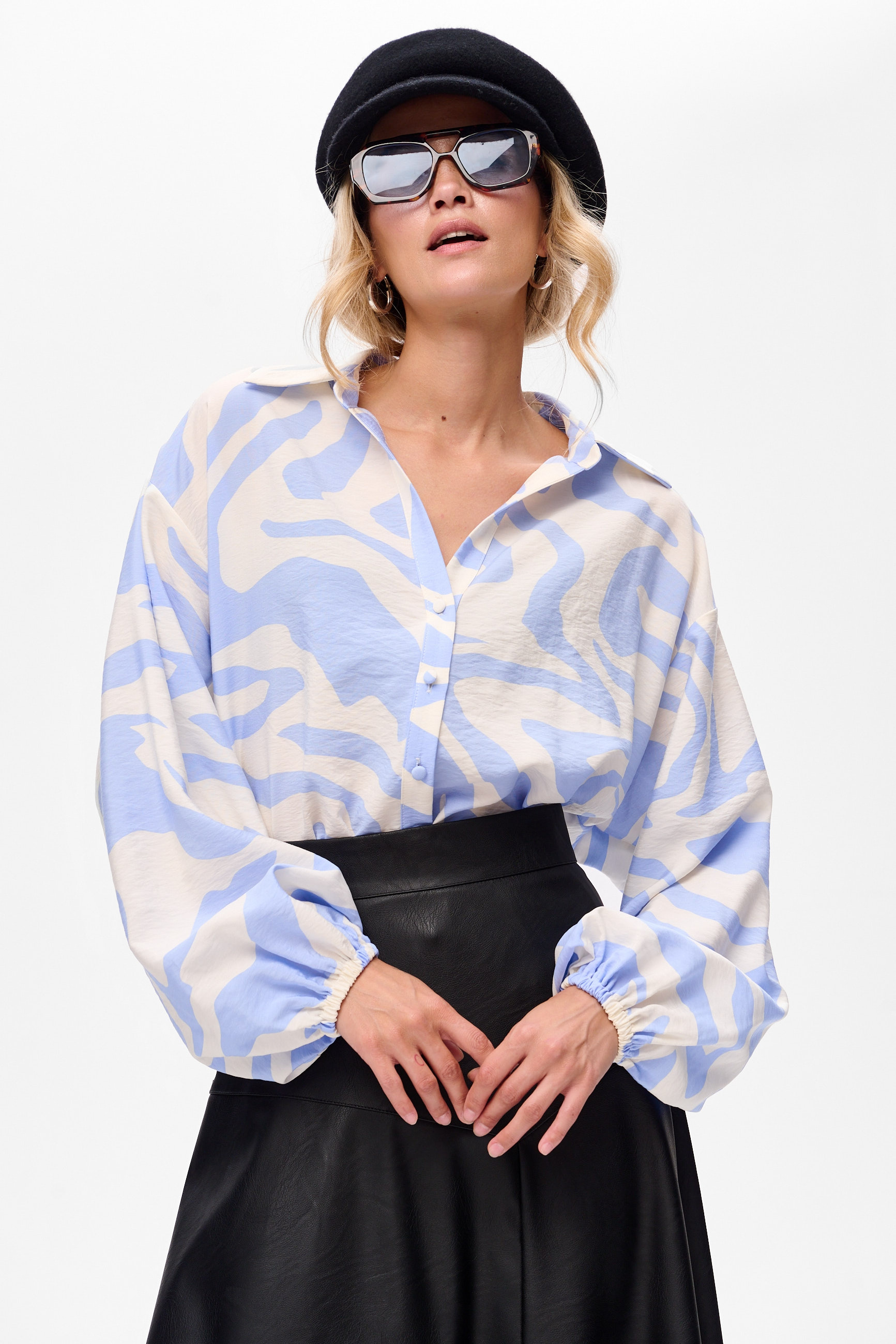 Koszula Damska Fibi. Sky Blue