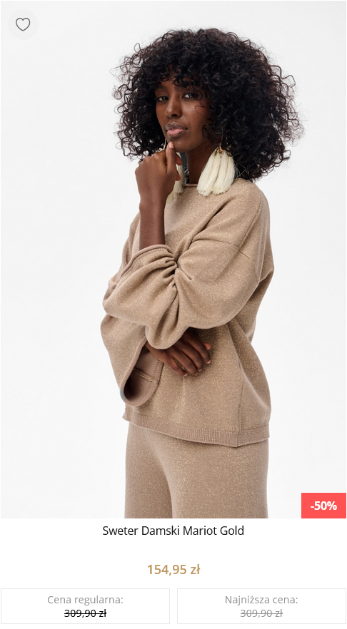Sweter Damski Mariot Gold 