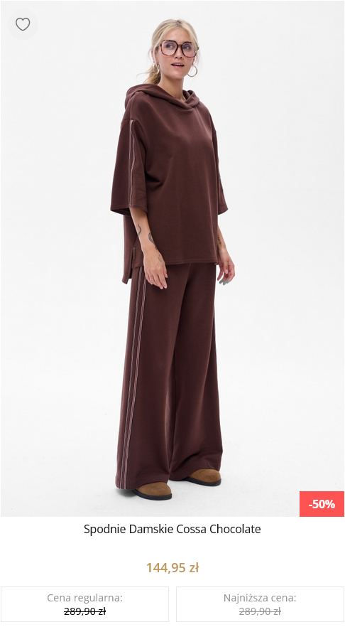 Spodnie Damskie Cossa Chocolate