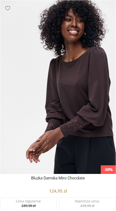 Bluzka Damska Miro Chocolate