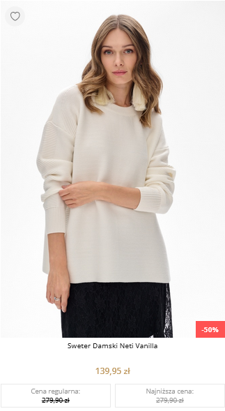 Sweter Damski Neti Vanilla 