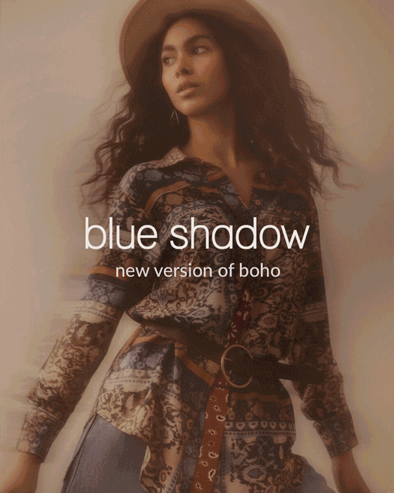 Zdjęcia produktów z nowej kolekcji blue shadow.