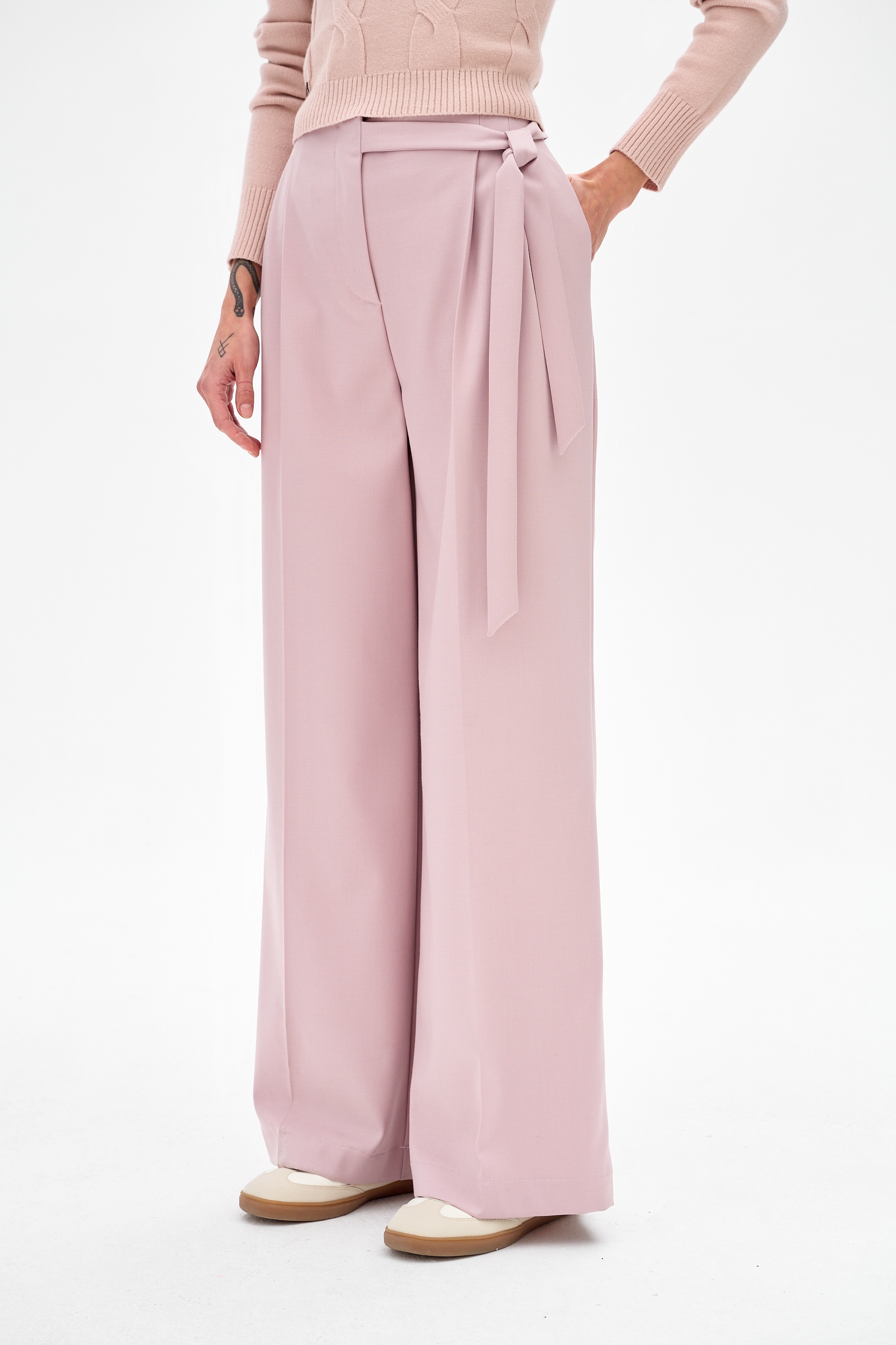 Spodnie Damskie Roza Light Pink