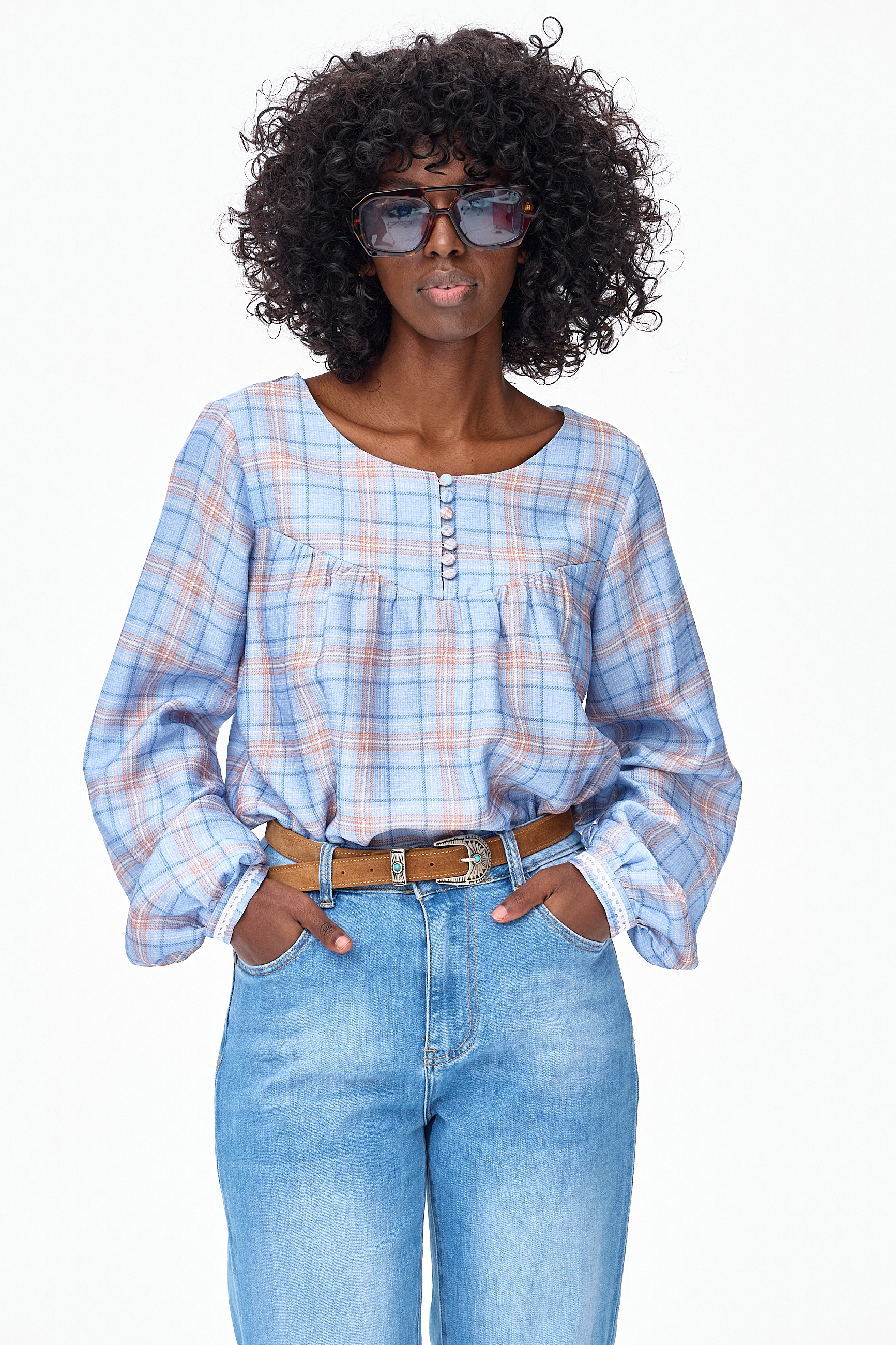 Bluzka Damska Mokki Light blue