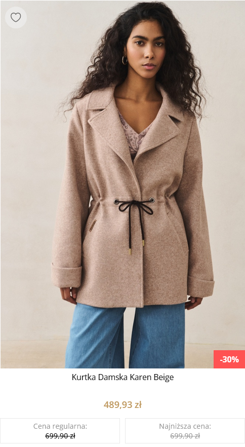 Kurtka Damska Karen Beige