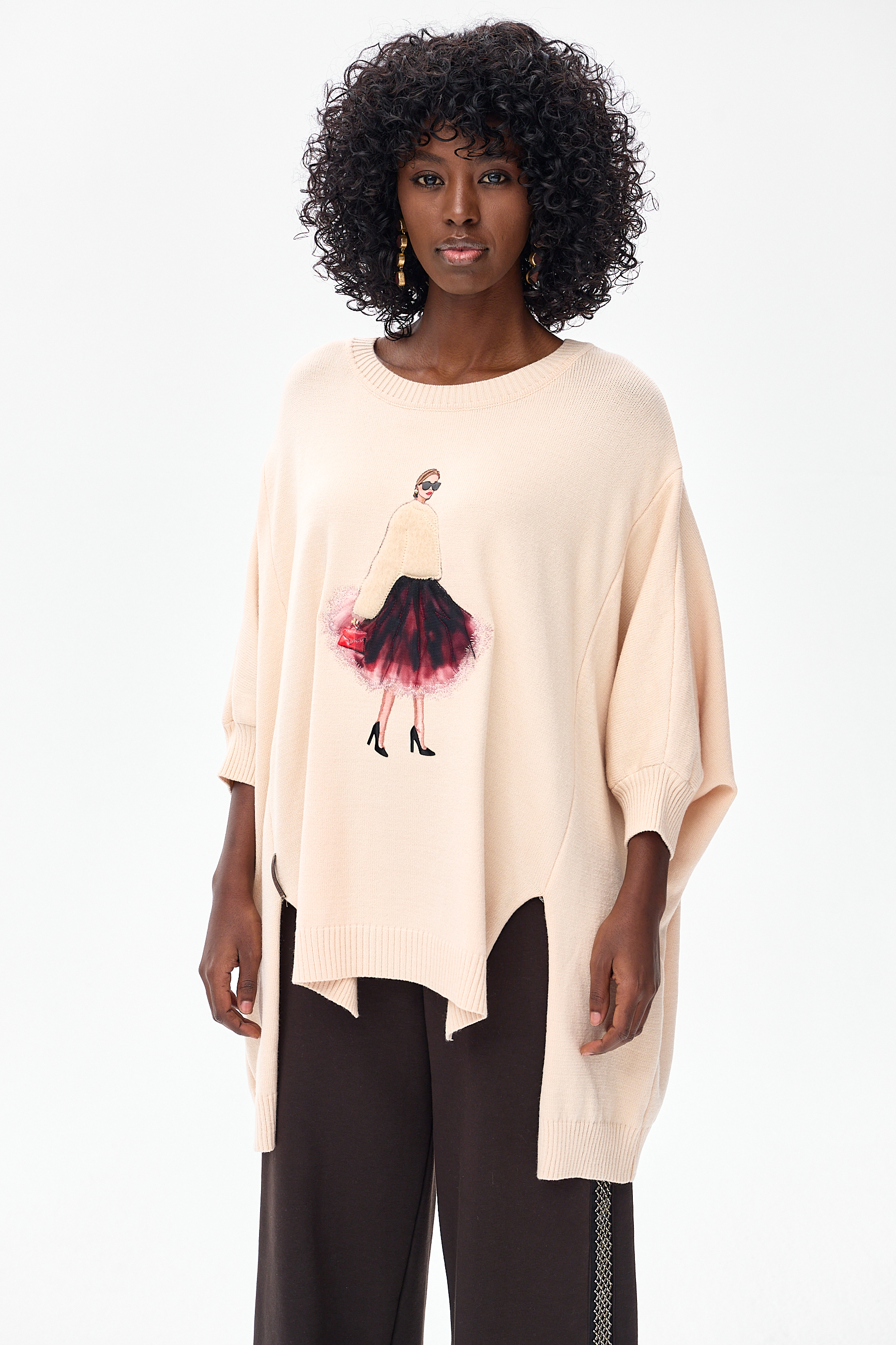 Sweter Damski Tove Light Beige