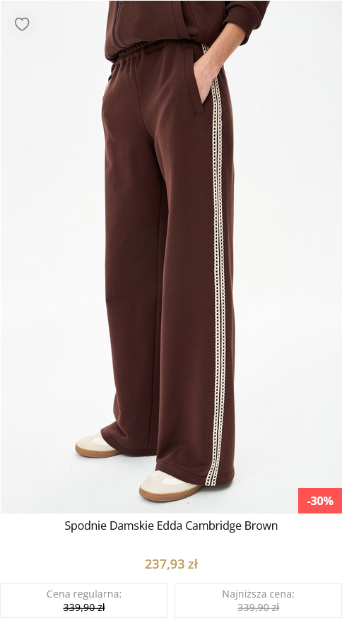 Spodnie Damskie Edda Cambridge Brown