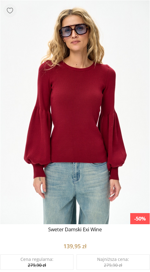 Sweter Damski Exi Wine